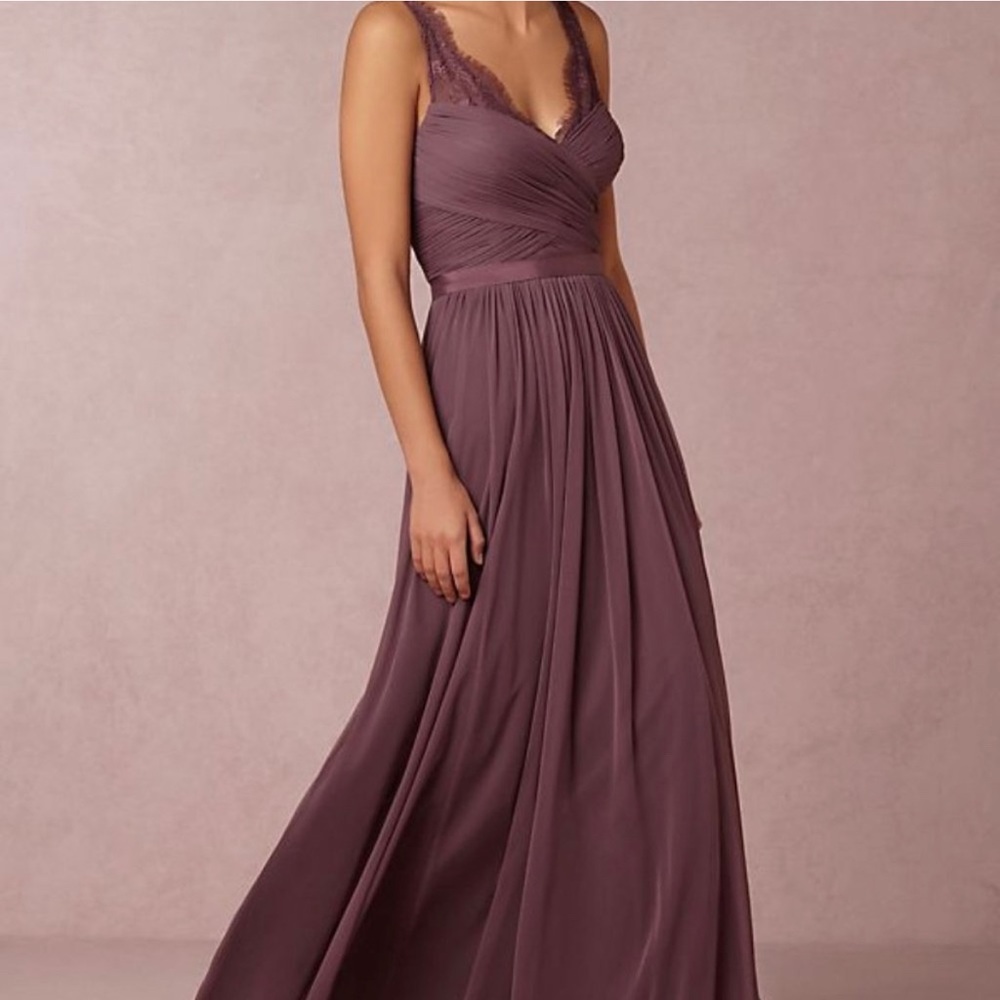 Anthropologie BHLDN Hitherto Fleur Purple Dress
